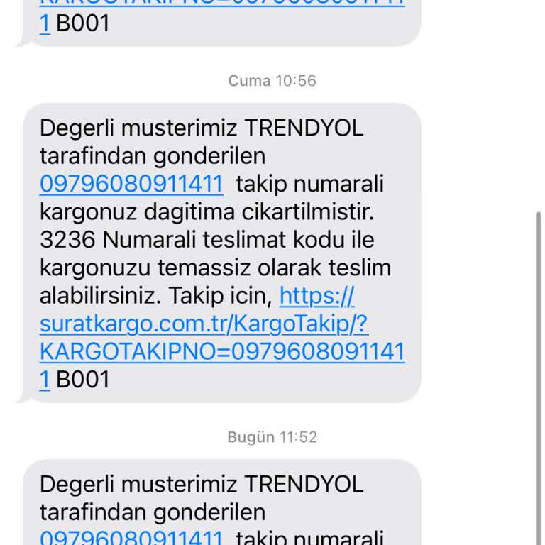 Geciken Kargo Teslimatı Ve Eksik Bilgilendirme