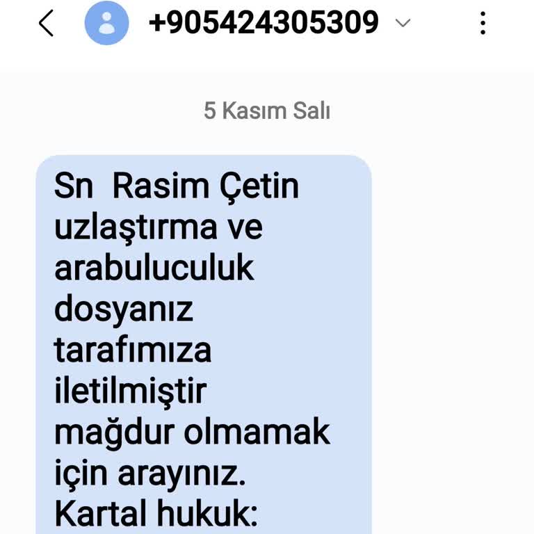 Tehdit İçerikli Mesajlarla Mücadele