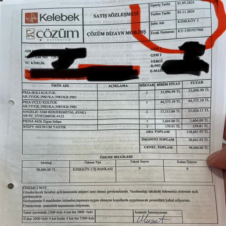 Kelebek Mobilya Teslimat Sorunu: Soğuk Günlerde Sandalyede Kaldık