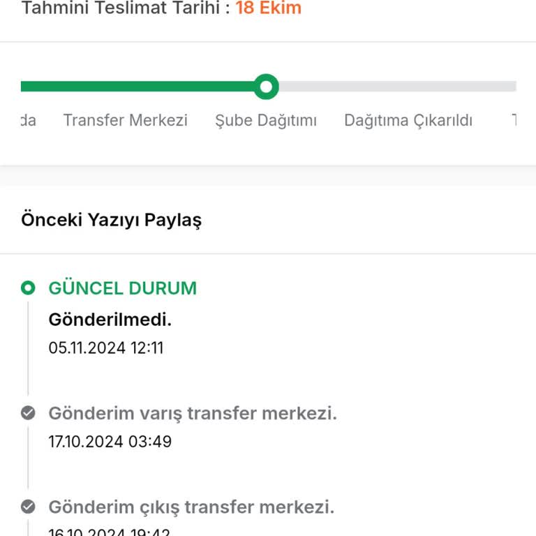Kayıp Ürün Ve İlgisiz Kargo Şirketi