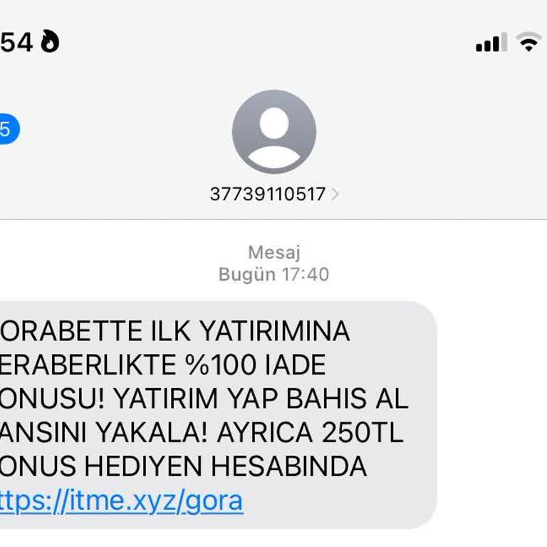 Vodafone Gizliliğe Saygı Gösterilmeyen Mesaj Tacizi