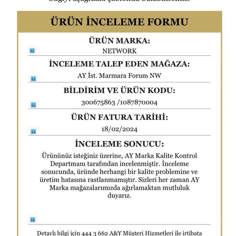 Yıpranan Kot Pantolon Ve Yetersiz Müşteri Hizmeti