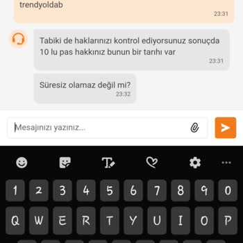 TrendyolPass Süresi Hakkında Eksik Bilgilendirme Ve Mağduriyet
