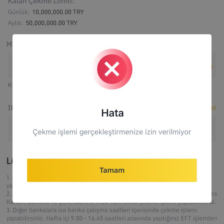Binance TR Hesabımda Dondurulan Para Ve Çözüm Beklentisi