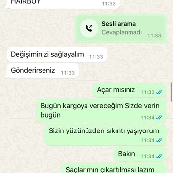 Yanlış Ürün Gönderimi Ve Yetersiz Müşteri Hizmeti