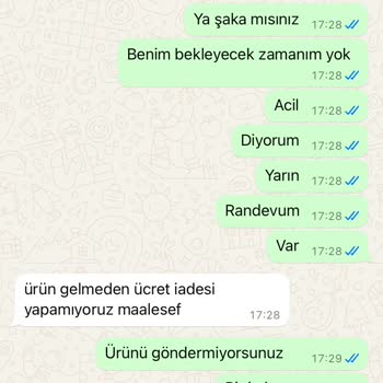 Yanlış Ürün Gönderimi Ve Yetersiz Müşteri Hizmeti
