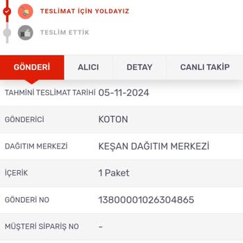 Yanıltıcı Teslimat Takibi Ve Müşteri Hizmetleri Sorunu