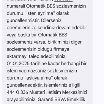Garanti BBVA'dan İzinsiz Mesaj Sorunu