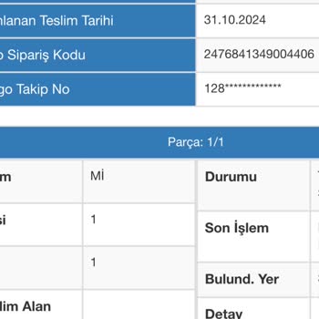 Kargo Teslimatında Sürekli Gecikme Ve İletişimsizlik Sorunu