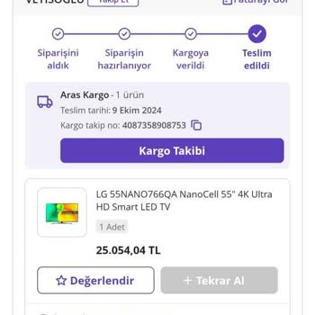 Kırık Televizyon Ve İade Sürecinde Yaşanan Sorunlar