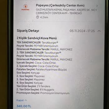 Eksik Ve Dağınık Siparişle Aç Kaldık!