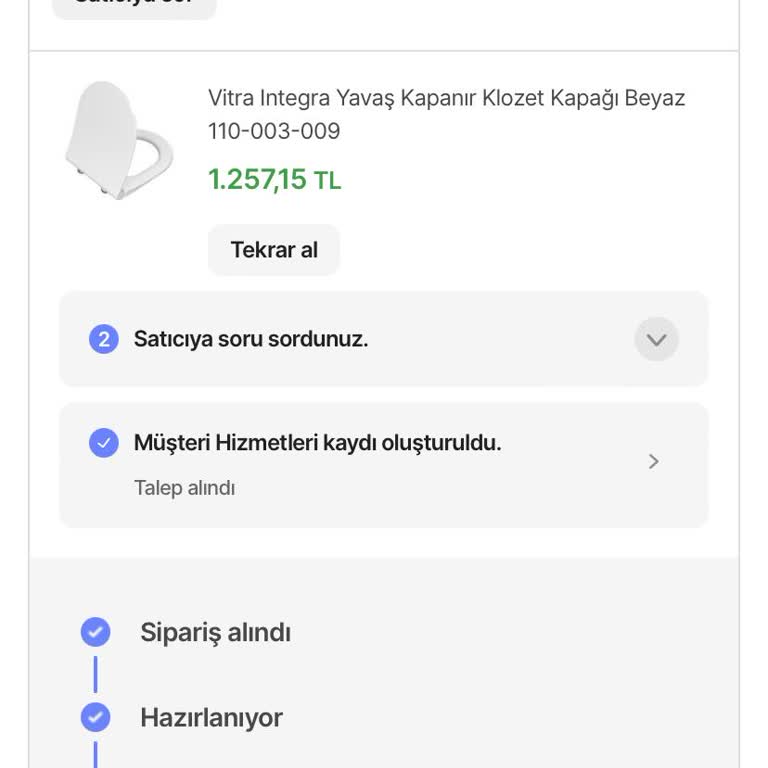 Klozet Kapağı Siparişim Neden Hala Kargolanmadı