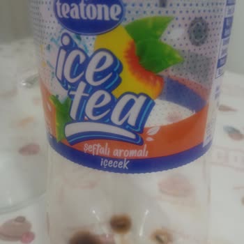 Teatone Şeftali Aromalı İçecekte Şüpheli Tortu