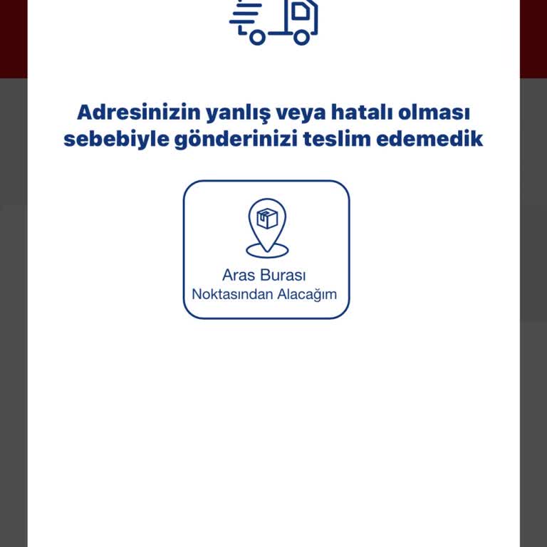 Aras Kargo Adres Hatası Ve Teslimat Sorunu
