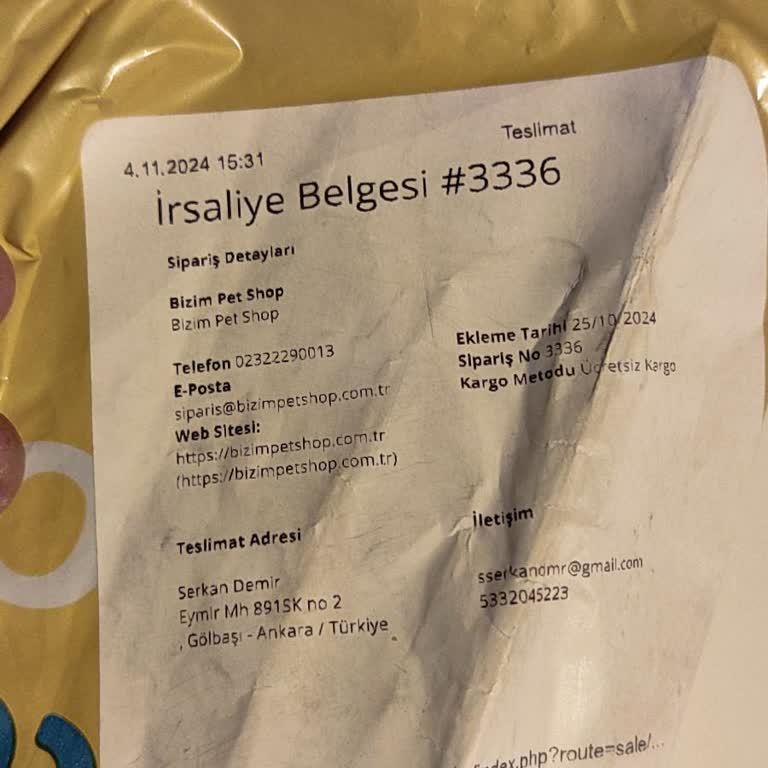 Kargo Teslimatında Kimlik Kontrolü İhmali