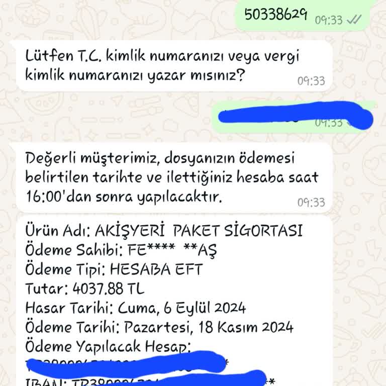 Aksigorta'nın Eksper Değişikliği Ve Ödeme Sorunu