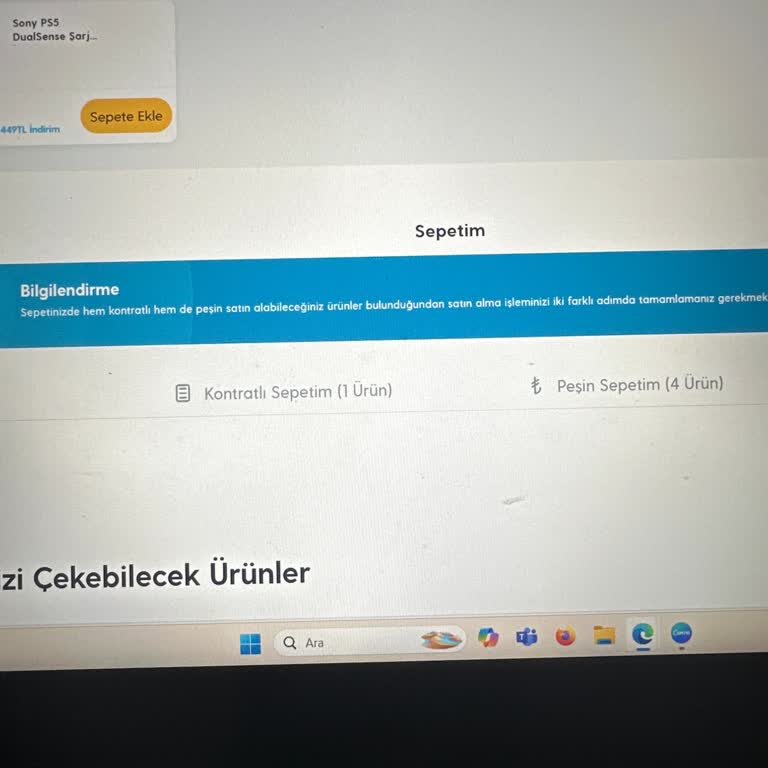Turkcell Pasaj'da Sepet Sorunu Çözülmüyor