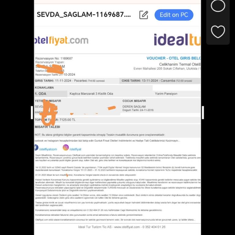 İptal Edilen Kaplıca Turu Mağduriyeti