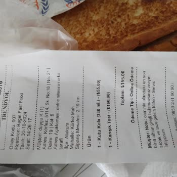 Trendyol Yemek Siparişimde Büyük Hayal Kırıklığı