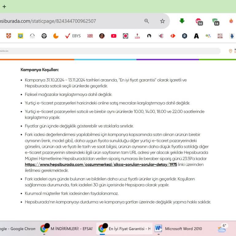 Hepsiburada'nın En İyi Fiyat Garantisi Uygulamasındaki Tutarsızlık!