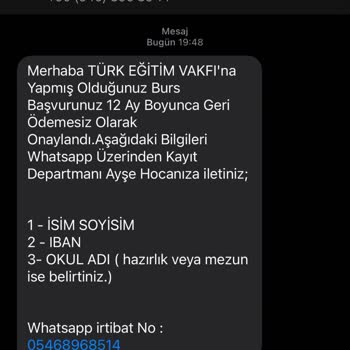 Anadolu Vakfı Burs Başvurusunda Şüpheli Durumlar