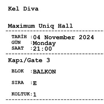 Yan Yana Olmayan Biletler Sorunu