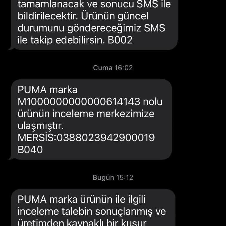 Puma Ayakkabıda Erken Aşınma Sorunu
