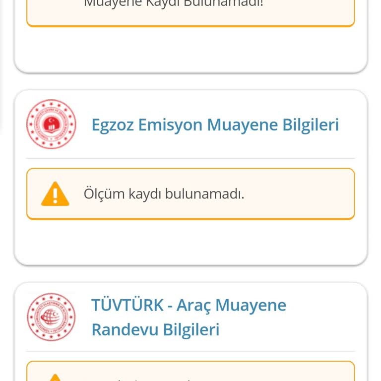 Araç Muayene Bilgilerime Erişemiyorum!