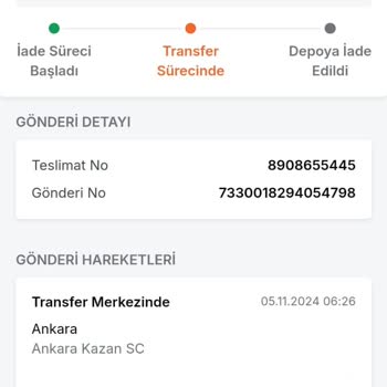 Kargo Teslimatında Sürekli Sorun