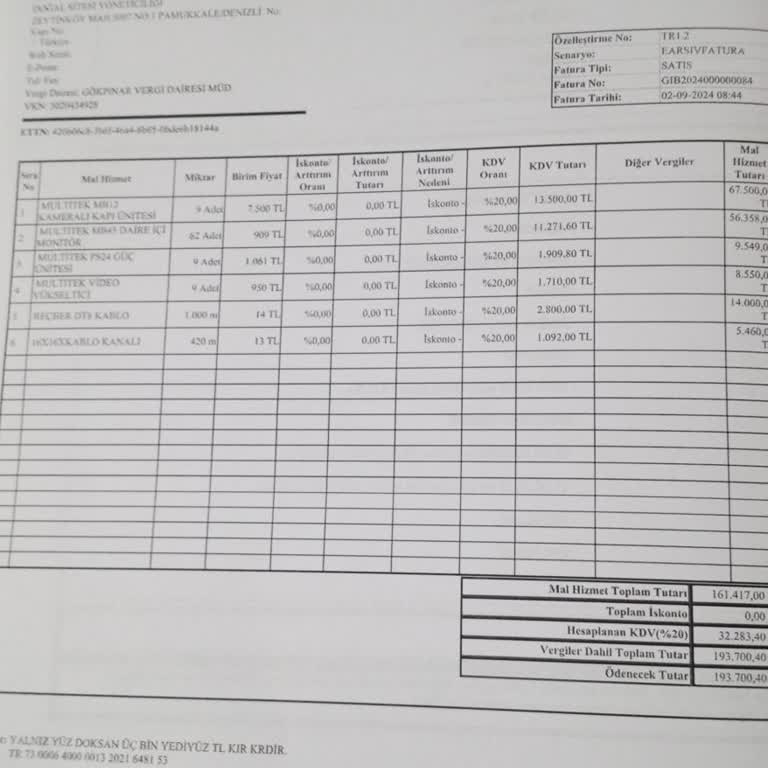 Görüntülü Diyafon Sistemi Hayal Kırıklığı