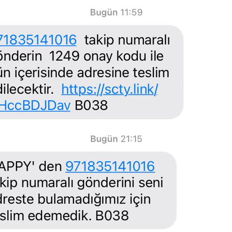 Yanıltıcı Teslimat Bildirimi Sorunu