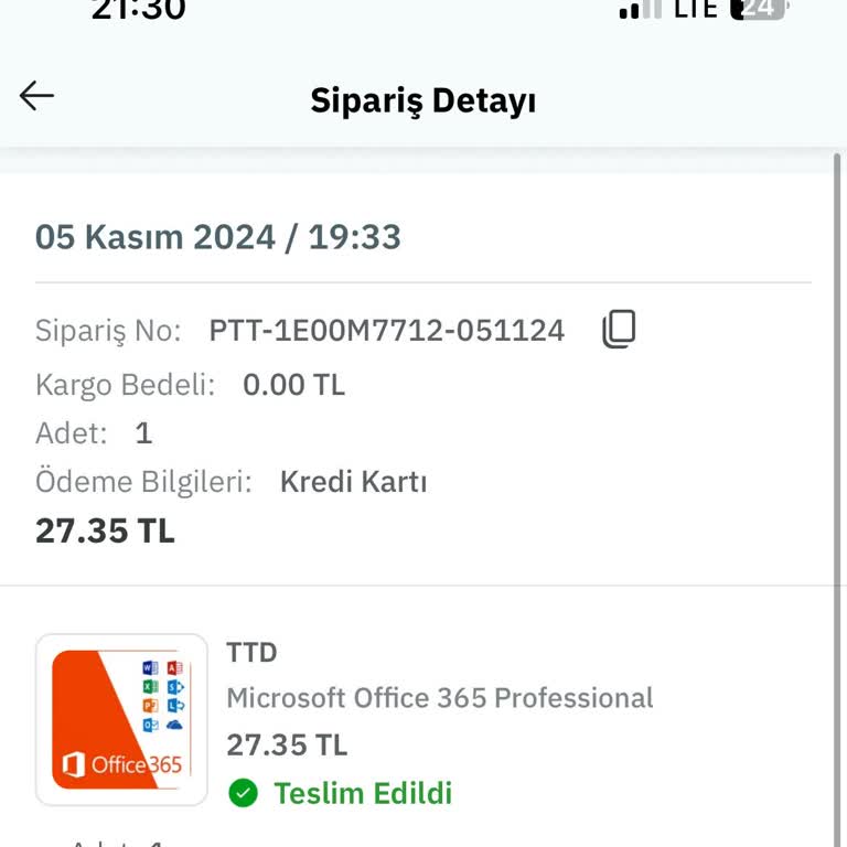 Epttavm'den Office365 Lisansında İletişim Sorunu