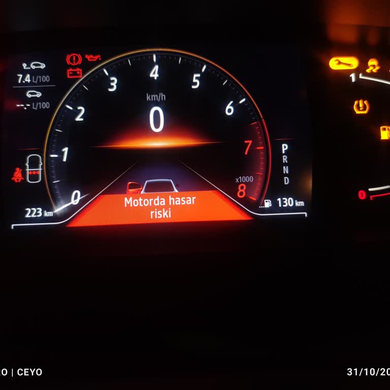 Sıfır Araçta Motor Hasar Uyarısı Ve Benzin Sorunu