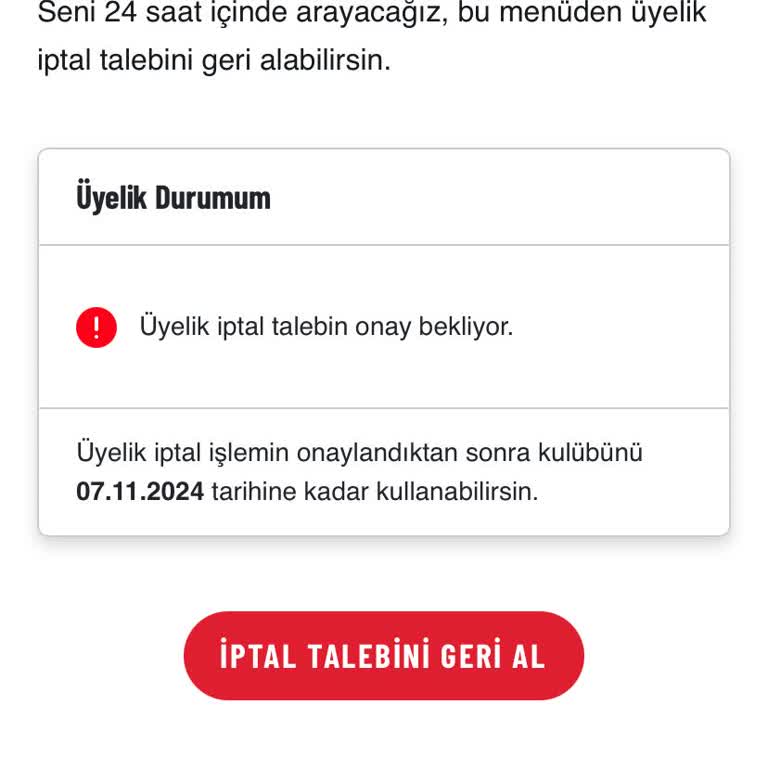 Üyelik İptalinde Onay Sorunu
