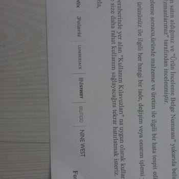Garanti Süresi İçinde Aşınan Ayakkabı Ve Reddedilen İnceleme