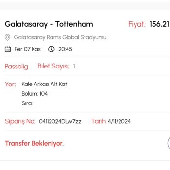 Bilet Transferinde Gecikme Sorunu