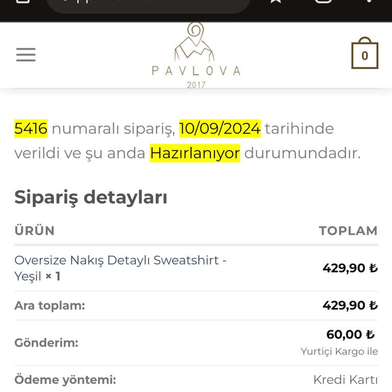 Gönderilmeyen Ürün Ve İletişimsizlik Sorunu