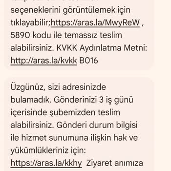 Aras Kargo Demetevler Şubesi: İletişim Sorunları Ve Teslimat Aksaklıkları