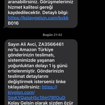 Kargo Teslimatında Sürekli Gecikme Ve İletişim Sorunları