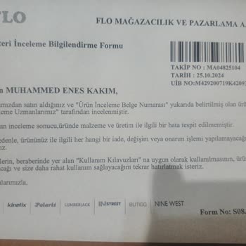 FLO Mağazasından Aldığım Ayakkabı Açılma Sorunu