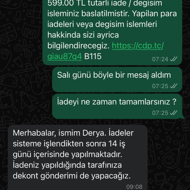 İade Sürecinde 50 Günlük Bekleyiş: Paramı Geri İstiyorum!