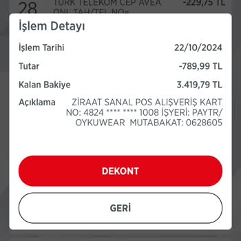 Siparişin Teslim Edilmemesi Ve İade Talebi