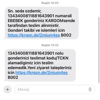 Kargo Sorunları Ve Yanıltıcı Bilgilendirme
