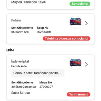 Kırık TV Ve Ulaşılamayan Satıcı Sorunu
