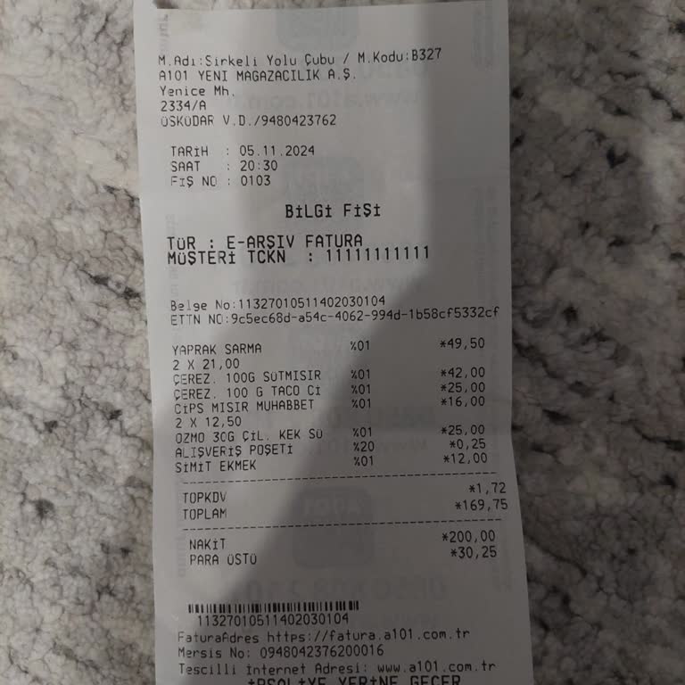 A101'de Ürün Bulamama Ve Fatura Sorunu