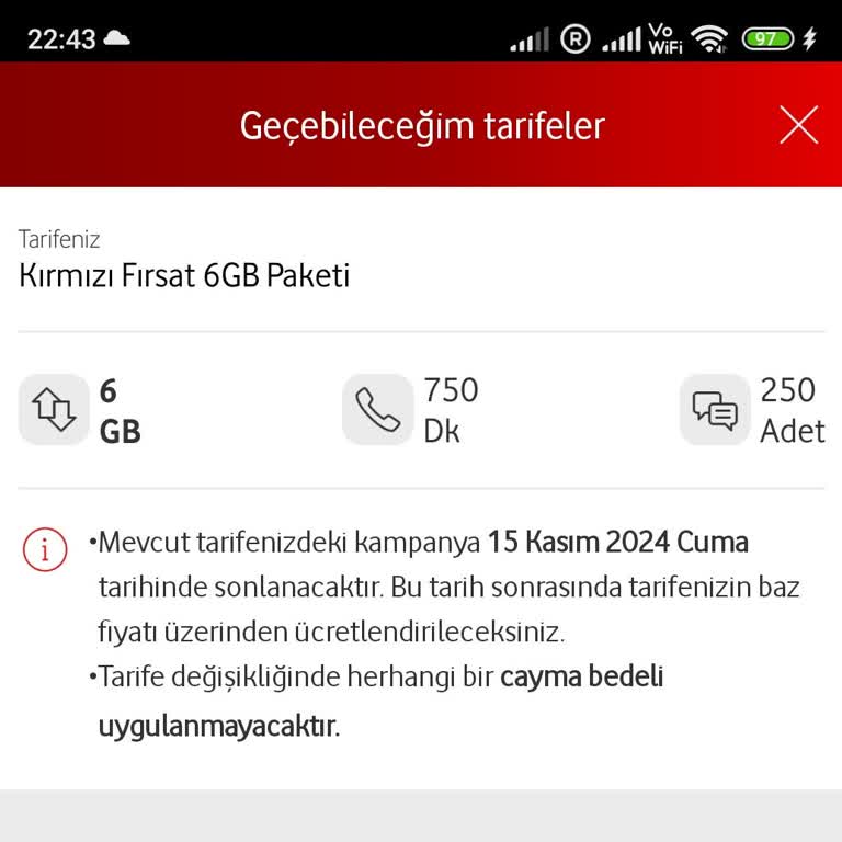 Vodafone Taahhüt Sonrası Belirsiz Ücretlendirme Ve Yetersiz Müşteri Desteği