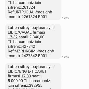 QNB Finansbank Ve Lidio Ödeme Sorunu: İade Talebi