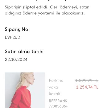 Mango Siparişim Neden İptal Edildi?