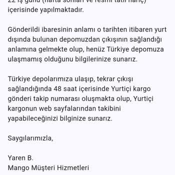 Mango Siparişim Neden İptal Edildi?