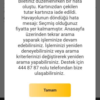 Bilet Alımında Anlık Fiyat Değişikliği Sorunu